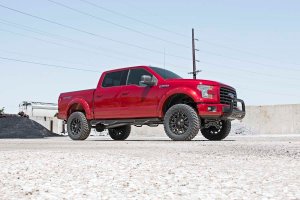 Ford F-150 Bull Bar - Front - Rough Country - Rough Country - Black - '04-'23 Ford F-150 Bull Bar - Front - Rough Country - Rough Country - Black - '04-'23